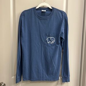 Navy Ivory Ella Long Sleeve Tee